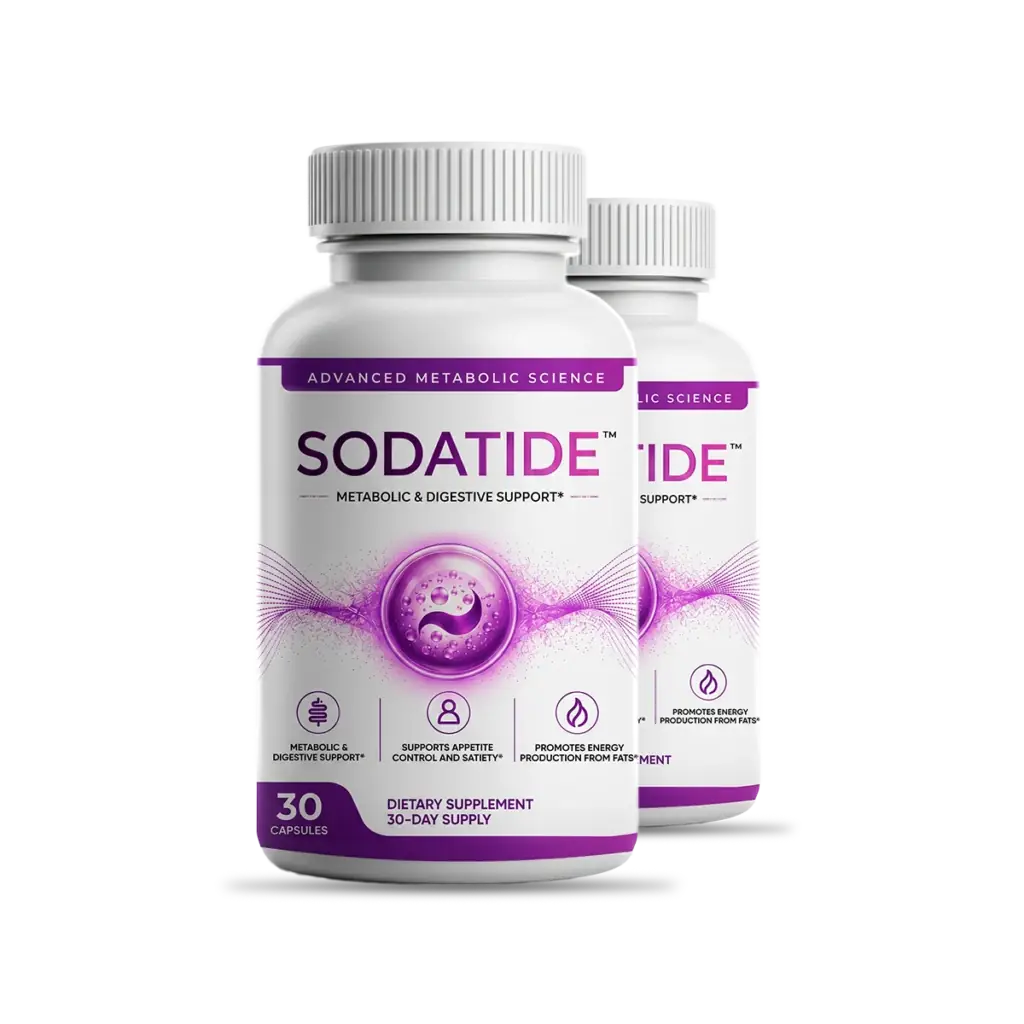 SodaTide 2 bottle package of daily wellness capsules
