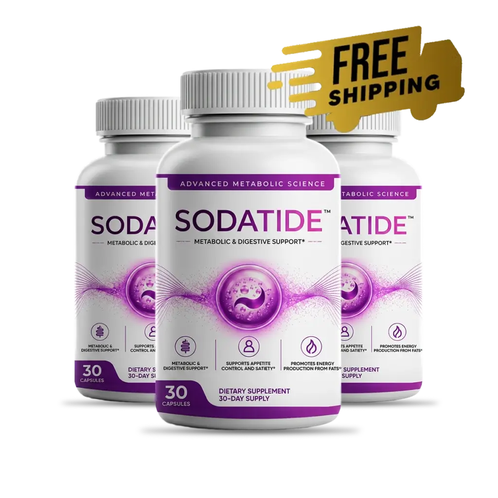 SodaTide 3 bottle package of daily wellness capsules
